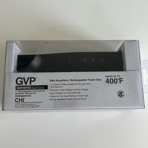 GVP 1” Rechargeable Pro Cordless Styling Iron